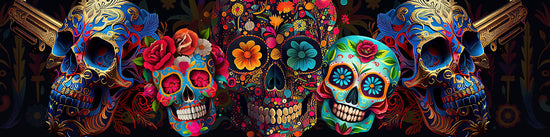 Dia De Los Muertos Banner Mobile